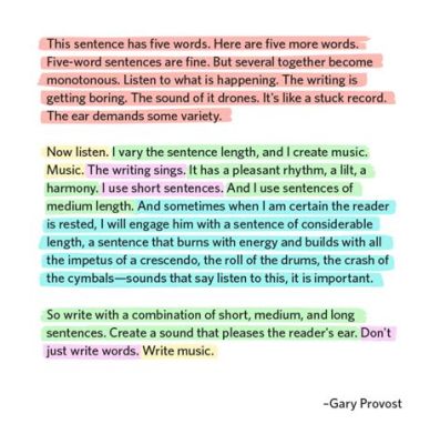 what are two methods to add rhythmic variety to music? how can we enhance the emotional impact of our writing through varied sentence structures?